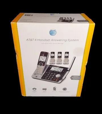 AT&T CL83464 DECT 6.0 Cordless Call ID Announce Phone System 4 Handsets • $60.99