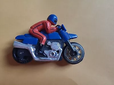 Schaper Stomper SSC Super Cycles Black Bike Rip Cord Vintage 1980s Toy • $18