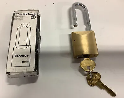 MASTER LOCK 6840KALFW7000 Keyed Solid Padlock Pro Series 6840 • $22.49