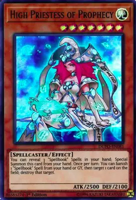 $0.72 • Buy 1X NM High Priestess Of Prophecy - DUPO-EN081 - Ultra Rare 1st Edition 