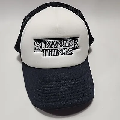 H&M Stranger Things Trucker Hat NETFLIX Snapback FoamFront Embroidered • $7.99