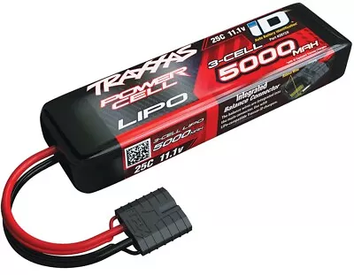 Traxxas Lipo Battery 5000mAh 11.1V 25C Id-Stecker E-Revo E-Maxx TRX2872X • £97.91