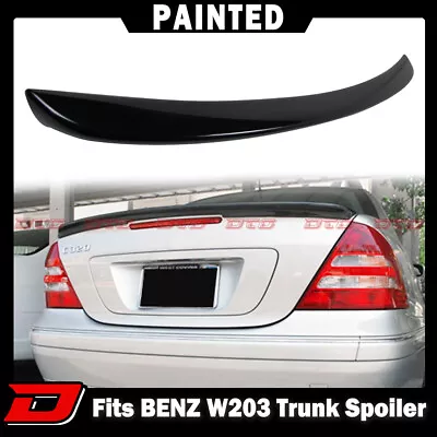 #US 01-07 Fits Mercedes Benz W203 C280 C-Class TRUNK SPOILER A Type Painted #197 • $105