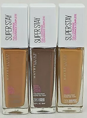 Maybelline New York Super Stay Foundation 24 Hour Full Coverage - Choose Shade • $7.95