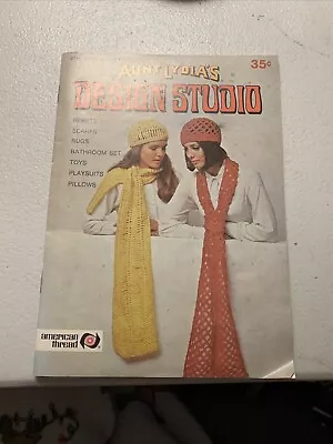 Vintage Aunt Lydia's DESIGN STUDIO Star Book No 229 Crochet Knit Patterns • $6.66