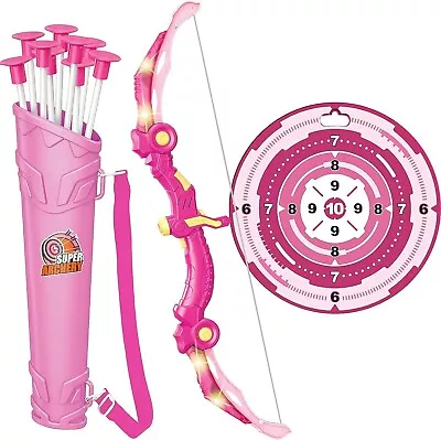 Arrow Toys With LED Light Up Archery Girls Toys For 5 6 7 8 9 10 11 12 Year Old • $60.43