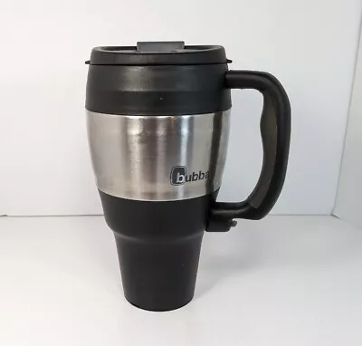 Bubba Keg 34 Oz Insulated Black Travel Mug W Chrome Flip-Top Lid Opener • $15.89