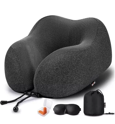 MLVOC Travel Pillow 100% Pure Memory Foam Neck Pillow Comfortable/Breathable • $19.95