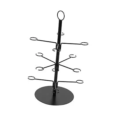 Cocktail Tree Stand Iron Hanging Cup Organizer For Display Wine Cabinet Bar • $63.17