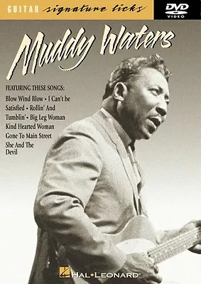 Muddy Waters Guitar Signature Licks DVD Instructional Guitar  DVD NEW 000320350 • $21.95