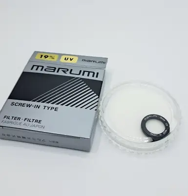 MARUMI UV Filter 19mm Black For Ultraviolet Absorption 103299 Multi Coating • $20.99