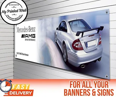 Mercedes-Benz AMG CLK 55 Street Version Banner For WORKSHOP Garage Showroom • $20.84