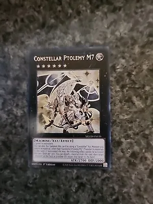 Constellar Ptolemy M7 MGED-EN139 Yu-Gi-Oh! Card Near Mint 1st Edition Yb9 • $0.99