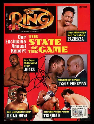 Roy Jones Jr. Autographed Signed Ring Magazine Beckett BAS QR #BK08788 • $59