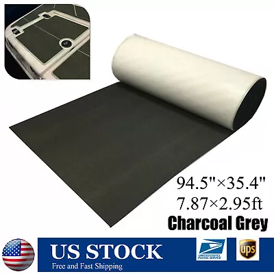 Charcoal Grey Boat Flooring Sheet EVA Foam Marine Decking Carpet | Non Skid Mat • $59.84