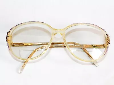 VTG 80s 90s Sophia Loren Eye Glasses Frames~Zyloware~Gold~Flex Hinges~Mom~Granny • $14.99