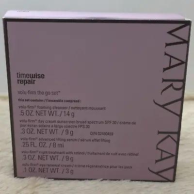 Mary Kay Timewise Repair Volu-Firm The Go Set Travel Set 5 Piece Exp 06/25 • $41.97