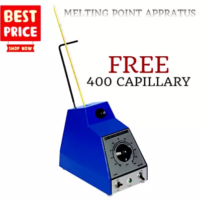 Lab Melting Point Apparatus Best Lab Equipment Free 400 Capillary Tubes 220/110v • $99.09