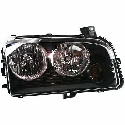 New Right Halogen Head Lamp Assembly Black Interior For 2006-2007 Dodge Charger • $89.56