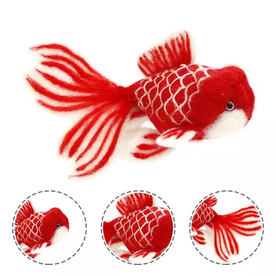 Goldfish Felting Kit With DIY Stitch Punch Set - Beginners' Favorite • £8.69