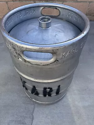 1/2 Barrel Empty Beer Keg 15.5 Gal Sankey D American Valve • $159