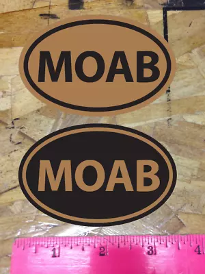 MOAB Utah Off Road UHV Sticker Decal DIRT Brown Black - 2 For 1 Bonus • $3.99