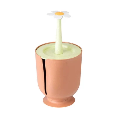 $27 • Buy Vigar Florganic Single Toilet Roll Holder Container Bathroom Organiser Pink