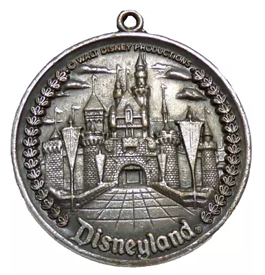 Disneyland Pewter Medallion Walt Disney Productions Souvenir 5 Lands Main Street • $6