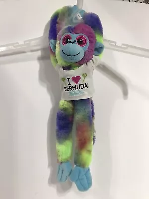 2016 Woobies Tie-Dyed Handmade Hanging Monkey 17in Plush • $4.99