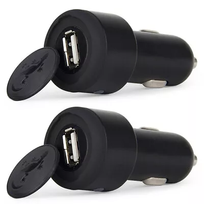 2PK Gecko USB Car Charger 1AMP Power Charging Adapter F/ Android/iPhone X/XS BLK • $20