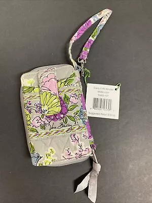 Vera Bradley Watercolor Carry It All Wristlet Wallet Phone Card Cash Case NWT #2 • $29.50