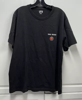 $29.88 • Buy UNIQLO 2001 A Space Odyssey Hal 9000 Black T Shirt - Extra Large XL