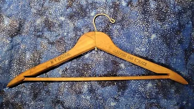 Vintage New York Central Sleeping Car Service Wooden Coat Hanger - Rare! • $20.99