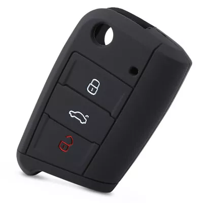 Silicone Key Cover For VW Golf Jetta MK6 Tiguan Bora Passat MK5 POLO Skoda SEAT • $6.30