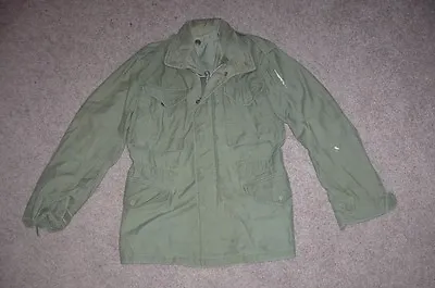 Military Small Short 19?? Fatigue M65 Field Jacket Coat OG 107 Vietnam #53 • $48.64