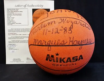HARLEM WIZARDS 1984 Signed Mikasa Japan Basketball JSA COA Marques Haynes HOF • $199