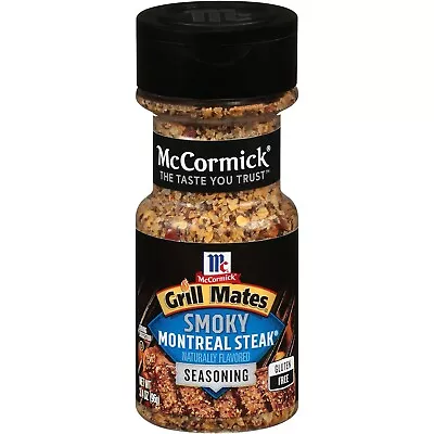 McCormick Grill Mates Smoky Montreal Steak Seasoning 3.4 Ounce (Pack Of 6) • $14.59