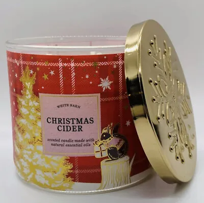 $22 • Buy Bath & Body Works CHRISTMAS CIDER 3 Wick Large Scented Candle 14.5 Oz 