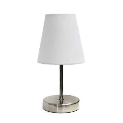 Stylish Minimalist Design Sand Nickel Mini Table Lamp • $20.16