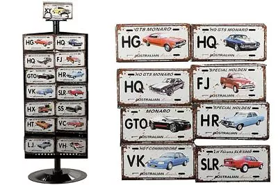 $6.95 • Buy Fridge Magnet Aussie Muscle Car Tin Sign License Plate Ford Holden Torana Shelby