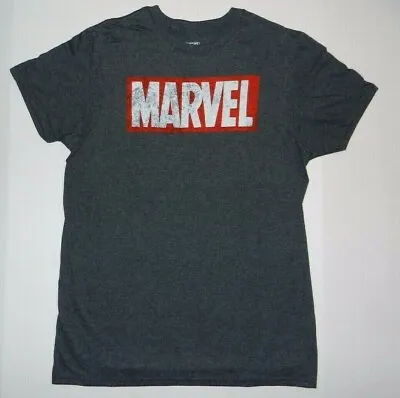 Marvel Comics Logo Charcoal Tee Shirt New • $13.99