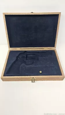 Smith &Wesson Wood Presentation Case For 4” N Frame Revolver Vintage • $175