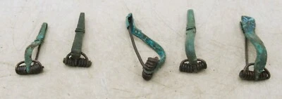 £10.50 • Buy A11 Circa 300 - 400 Ad Lot Of Roman Empire Imperial Bronze Fibula Brooches