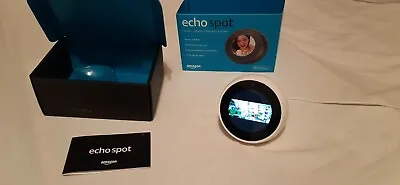 Amazon Echo Spot Smart Assistant - White - Brand New And Unopened.  • £50