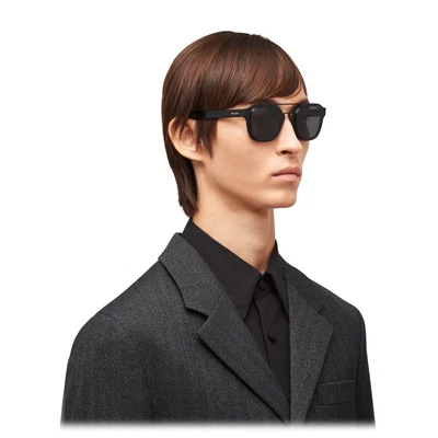 $299.99 • Buy NEW PRADA SQUARE SUNGLASSES BLACK / GREY  Rrp $595 .