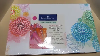 Faber-Castell Gelatos Mix & Match Gift Set- 28 Colors - Multi-Purpose Art Medium • $57