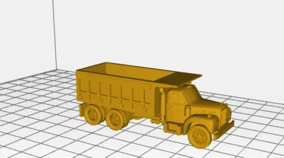 $9 • Buy Z Scale Train Miniature MACK B61 1953 DUMP TRUCK