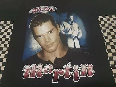 Rare Vintage Ricky Martin Livin La Vida Loca Bootleg Rap T-shirt  Hip Hop  • $120