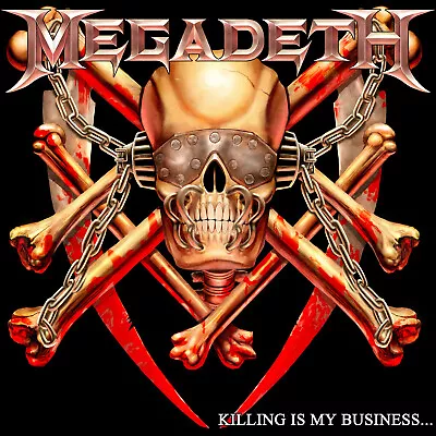 Megadeth Killing Is My Business 12x12 Album Cover Replica Poster Gloss Print • $22.99