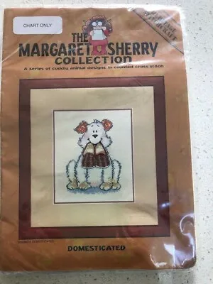 Margaret Sherry Domesticated Cross Stitch Kit Dog With Slipper Sitting • $7.79